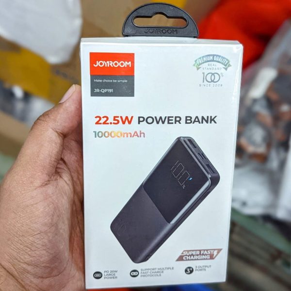 JOYROOM JR-QP191 10,000mAh Power Bank 22.5W with LED Display Monitoring