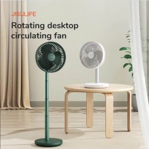 JISULIFE FA13P Rechargeable Desk Fan 8000mAh – White Color